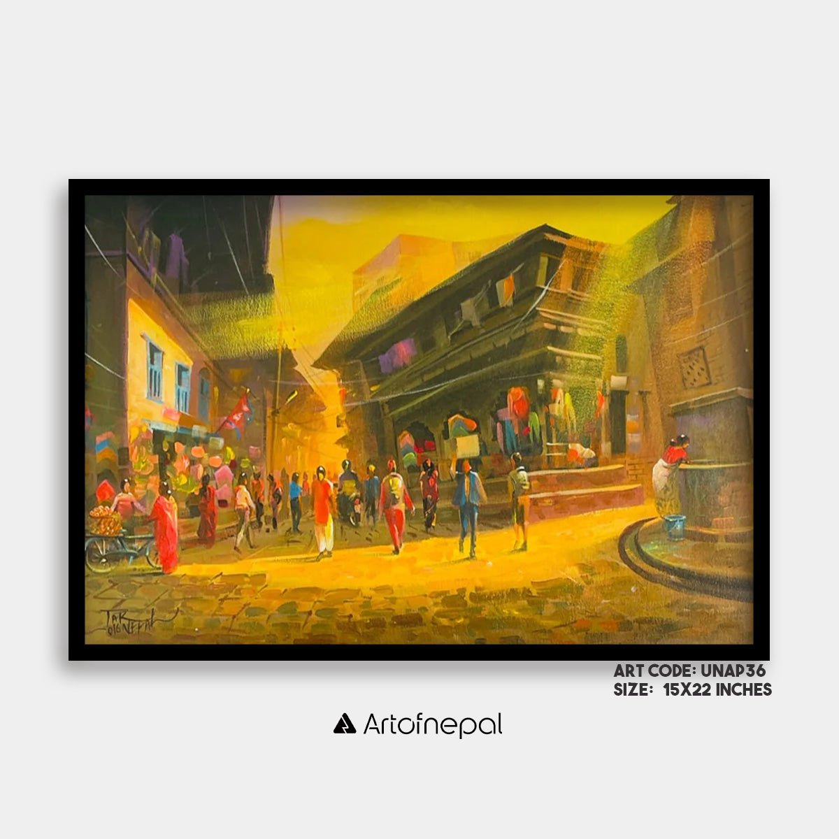 UNAP36 - A day in an old city - Artofnepal